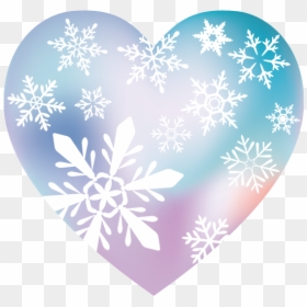 Transparent Heart Snowflake, HD Png Download - crystal png