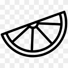 Lemon Slice Clipart Black And White, HD Png Download - lime png