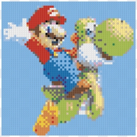 Cross-stitch, HD Png Download - yoshi png