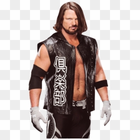 Wwe Aj Styles United States Champion, HD Png Download - aj styles png