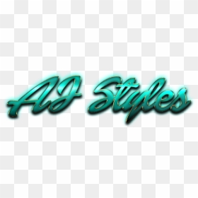 Calligraphy, HD Png Download - aj styles png
