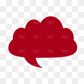 Heart, HD Png Download - speech cloud png