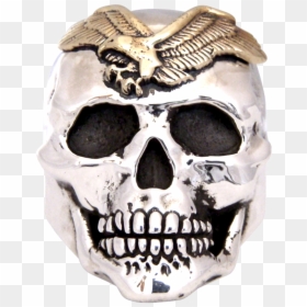 Skull, HD Png Download - gold skull png