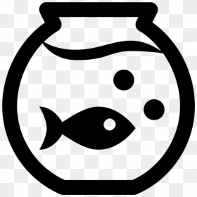 Aquarium Png Black And White - Aquarium Icon Png, Transparent Png - aquarium png