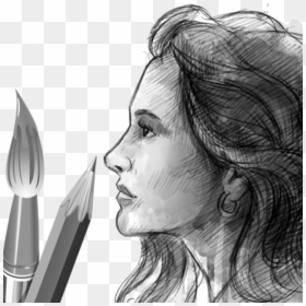 Clip Art Pencil Drawing App - Sketch Art, HD Png Download - drawing pencil png