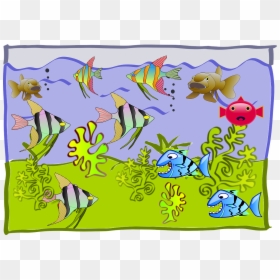 Draw A Fish Tank, HD Png Download - aquarium png