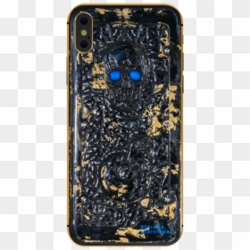 Gold Skull Png, Transparent Png - gold skull png