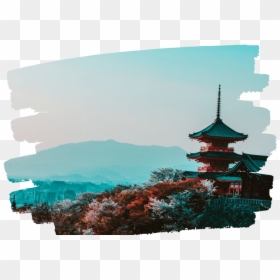 Kiyomizu-dera, HD Png Download - pagoda png