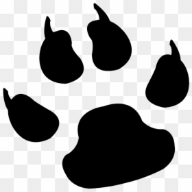 Lion Paw Png - Tiger Paw Print Png, Transparent Png - lion paw png
