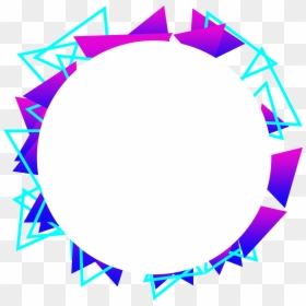 Blue Violet Gradient Decorative Commercial Minimalist - Circle, HD Png Download - gradient circle png