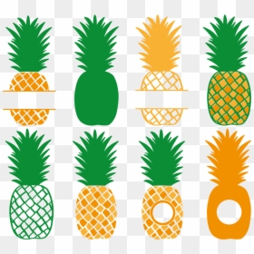 Transparent Pineapple Silhouette Png - Pineapple Svg Name Free, Png Download - pineapple slice png