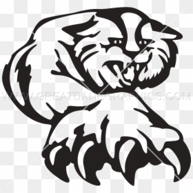 Lion Paw Drawing - Tiger Claws Png, Transparent Png - lion paw png