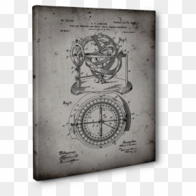 Old Compass Png -circular Vintage Compass Projector - Stellar Compass, Transparent Png - nautical compass png