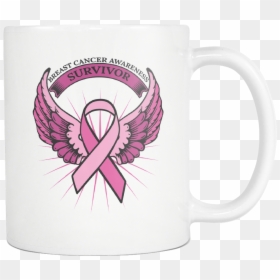Breast Cancer Awareness Survivor Pink Ribbon Merchandise - Pink Ribbon, HD Png Download - breast cancer awareness ribbon png