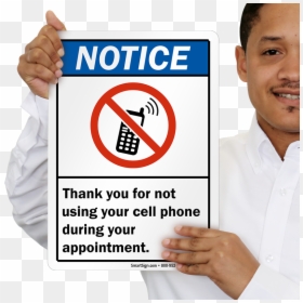 Outside Food Not Allowed, HD Png Download - no cell phone png