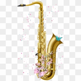 Clipart Saxophone Png , Transparent Cartoons - Transparent Background Music Instruments Png, Png Download - saxophone silhouette png