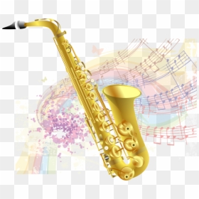 Woodwind Saxophone Wind Instruments, HD Png Download - saxophone silhouette png