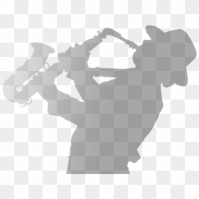 Saxophone Silhouette Png, Transparent Png - saxophone silhouette png