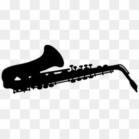 Silhouette, HD Png Download - saxophone silhouette png