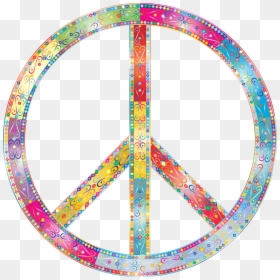 Cool Image Of Peace Sign Clip Art With Flower From - Peace Signs Transparent Background, HD Png Download - cool backgrounds png