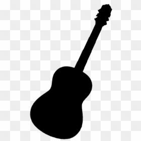 Guitar Silhouette, HD Png Download - saxophone silhouette png