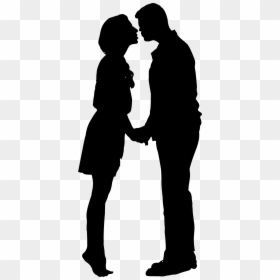Love Silhouette Couple Png , Png Download - Love Man And Woman Silhouette, Transparent Png - black couple png