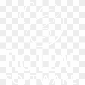 Fig Leaf Software Logo Black And White - Johns Hopkins Logo White, HD Png Download - fig leaf png