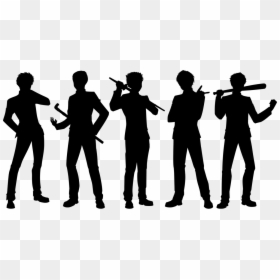 Yandere Sim New Delinquents, HD Png Download - saxophone silhouette png