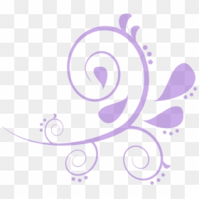 Purple Flourish, HD Png Download - png flourish