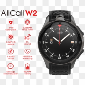 Transparent Smartwatch Png - Allcall W2, Png Download - smartwatch png