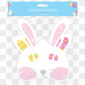 Easter Bunny Paper Mask & Ears - Cartoon, HD Png Download - easter bunny ears png