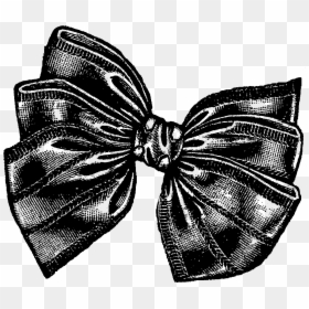 Bow Gift Illustration - Vintage Bow Png, Transparent Png - ribbon .png