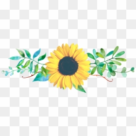Transparent Small Flower Clipart - Gambar Bunga Matahari Desain, HD Png Download - ramo de rosas png