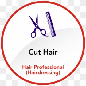 Cut Hair Using A Variety Of Techniques To Create A, HD Png Download - cut line png