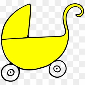 Baby Shower Clip Art, HD Png Download - baby stroller png