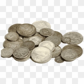 Transparent Silver Coin Png - Pile American Coins Png, Png Download - pile of coins png