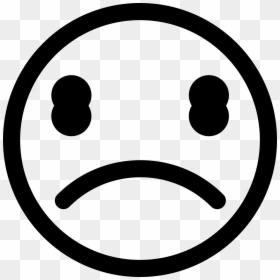 Cry Face Comments - Check Mark Button Png, Transparent Png - face outline png