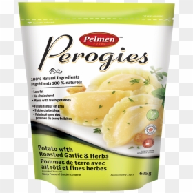 Potato With Roasted Garlic & Herbs Perogies - Pelmen Foods, HD Png Download - roasted png