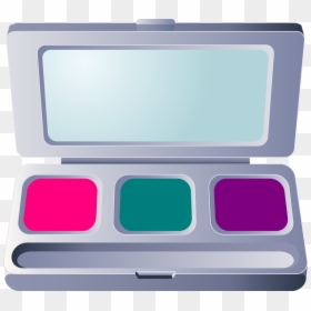 Makeup, Eyeshadow, Compact, Mirror, Case, Pink - Eye Shadow Clipart, HD Png Download - eye makeup png