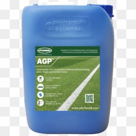 Image Of A 10 Litre Plastic Drum Of Agp Blue Pitch - Bag, HD Png Download - spray paint line png