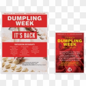 Mr Dumplingweek Newspaper Tr, HD Png Download - dumpling png