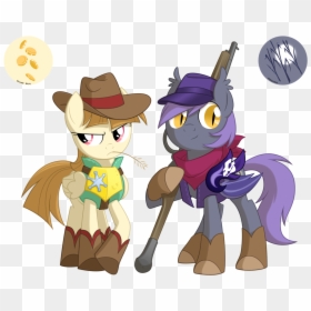 Equestria-prevails, Bat Pony, Boots, Cowboy Hat, Cowgirl, - Mlp Blazing Saddles, HD Png Download - cowgirl hat png
