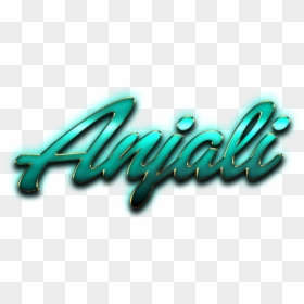 Anjali Name Logo Png - Graphic Design, Transparent Png - blue design png