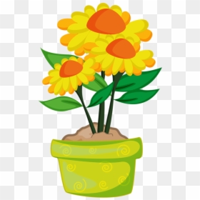 Transparent Flower Plants Png - Flower Plant Clipart, Png Download - plant cartoon png