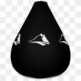 Black Logo Mockup Back Default White, HD Png Download - bean bag png