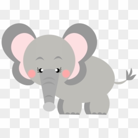 Safari Clipart Baby Elephant - Elefante Safari Baby Png, Transparent Png - elefante png