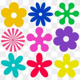 Transparent Flores Vector Png - Hippy Flowers Png, Png Download - flores vector png
