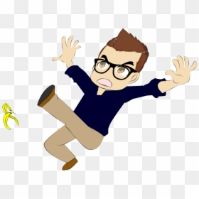 Crs Man Slip - Cartoon Slipping Png, Transparent Png - cartoon man png
