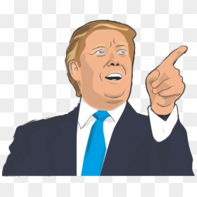 Donald Trump Clipart Cartoon - Trump Animado Png, Transparent Png - cartoon man png