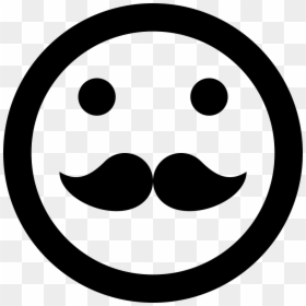 Hipster Emoticon Smiley Mustache Face - Saint Quotes On Christian Fellowship, HD Png Download - hipster mustache png